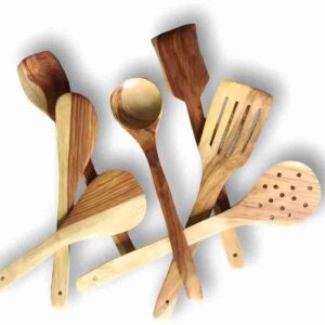 7 Piece Wooden Kitchen Utensil Set – Bulk Export Supply
